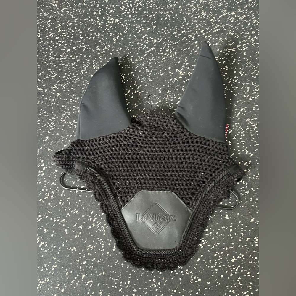 Lemieux Acoustic Pro Horse Fly Hood/Ear Bonnet, size large
